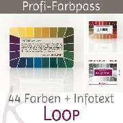 Karten-Farbpass Herbsttyp mit 44 Farben - Loop