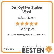 Der Optiker Stefan Wahl - werkenntdenBESTEN.de Qualitätssiegel