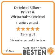 Detektei Silber - Privat & Wirtschaftsdetektei - werkenntdenBESTEN.de Qualitätssiegel