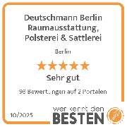 Deutschmann Berlin Raumausstattung, Polsterei & Sattlerei - werkenntdenBESTEN.de Qualitätssiegel