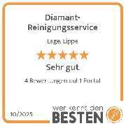 Diamant-Reinigungsservice - werkenntdenBESTEN.de Qualitätssiegel