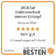 DICKItal Elektrotechnik Werner Dickopf - werkenntdenBESTEN.de Qualitätssiegel