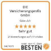 DIE Versicherungsprofis GmbH - werkenntdenBESTEN.de Qualitätssiegel