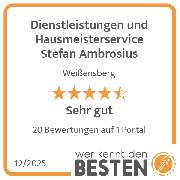 Dienstleistungen und Hausmeisterservice Stefan Ambrosius - werkenntdenBESTEN.de Qualitätssiegel