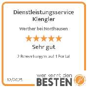Dienstleistungsservice Klengler - werkenntdenBESTEN.de Qualitätssiegel