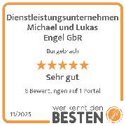 Dienstleistungsunternehmen Michael und Lukas Engel GbR - werkenntdenBESTEN.de Qualitätssiegel