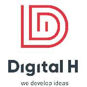 Digital H - Geschäftslogo Digital H
