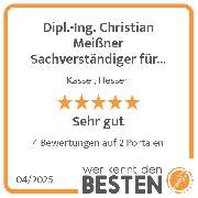 Dipl.-Ing. Christian Meißner Sachverständiger für Brand-, Wasserschäden - werkenntdenBESTEN.de Qualitätssiegel