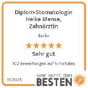 Diplom-Stomatologin Heike Mense, Zahnärztin - werkenntdenBESTEN.de Qualitätssiegel