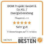 DOM Projekt GmbH & Co.KG. / Energieberatung - werkenntdenBESTEN.de Qualitätssiegel