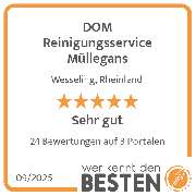 DOM Reinigungsservice Müllegans - werkenntdenBESTEN.de Qualitätssiegel