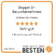 Doppel D - Bauunternehmen - werkenntdenBESTEN.de Qualitätssiegel