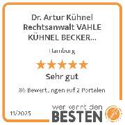Dr. Artur Kühnel Rechtsanwalt VAHLE KÜHNEL BECKER Fachanwälte  für Arbeitsrecht PartG mbB - werkenntdenBESTEN.de Qualitätssiegel