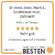 Dr. med. dent. Mark L. Grohmann m.sc. Zahnarzt - werkenntdenBESTEN.de Qualitätssiegel