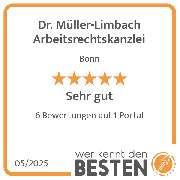 Dr. Müller-Limbach Arbeitsrechtskanzlei - werkenntdenBESTEN.de Qualitätssiegel