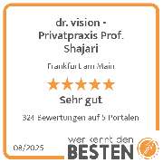 dr. vision - Privatpraxis Prof. Shajari - werkenntdenBESTEN.de Qualitätssiegel