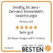 Dreißig, Dr. Jens  - Zahnarzt Dinkelsbühl, Oralchirurgie - werkenntdenBESTEN.de Qualitätssiegel