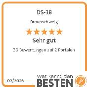 DS-38 - werkenntdenBESTEN.de Qualitätssiegel