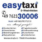 Logo - easytaxi, Rheinfelden (Baden)
