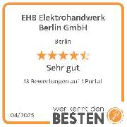 EHB Elektrohandwerk Berlin GmbH - werkenntdenBESTEN.de Qualitätssiegel