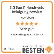 EIG Bau & Handwerk, Reinigungsservice - werkenntdenBESTEN.de Qualitätssiegel