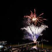 Feuerwerk Seebrücke Ostseebad Zinnowitz Usedom