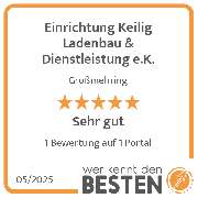 Einrichtung Keilig Ladenbau & Dienstleistung e.K. - werkenntdenBESTEN.de Qualitätssiegel