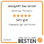 einzigART Bau GmbH - werkenntdenBESTEN.de Qualitätssiegel