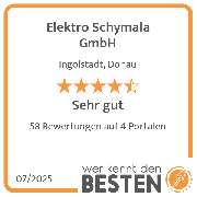 Elektro Schymala GmbH - werkenntdenBESTEN.de Qualitätssiegel