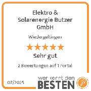 Elektro & Solarenergie Butzer GmbH - werkenntdenBESTEN.de Qualitätssiegel
