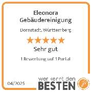 Eleonora Gebäudereinigung - werkenntdenBESTEN.de Qualitätssiegel