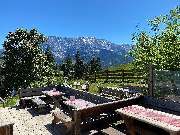 Elmauer Alm - Terrasse der Elmauer Alm