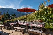 Elmauer Alm - Terrasse der Elmauer Alm