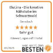 EluLina - Die kreative Nähstube im Schwarzwald - werkenntdenBESTEN.de Qualitätssiegel