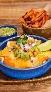 Enchilada Leipzig - Enchilada Pommes und überbackende Enchiladas