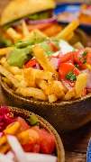 Enchilada Leipzig - Enchilada überbackene Pommes