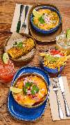 Enchilada Minden - Enchilada Pommes Maiskolben und überbackene Enchiladas