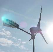 energypoint-Windrad in der Nähe von Schweinfurt (Unterfranken)