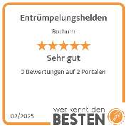 Entrümpelungshelden - werkenntdenBESTEN.de Qualitätssiegel