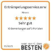 Entrümpelungsservice.nrw - werkenntdenBESTEN.de Qualitätssiegel