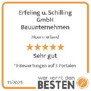 Erfeling u. Schilling GmbH Bauunternehmen - werkenntdenBESTEN.de Qualitätssiegel