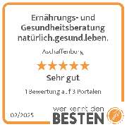 Ernährungs- und Gesundheitsberatung natürlich.gesund.leben. - werkenntdenBESTEN.de Qualitätssiegel