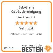 Esb-Glanz Gebäudereinigung - werkenntdenBESTEN.de Qualitätssiegel