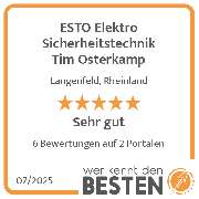 ESTO Elektro Sicherheitstechnik Tim Osterkamp - werkenntdenBESTEN.de Qualitätssiegel
