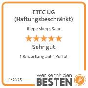 ETEC UG (Haftungsbeschränkt) - werkenntdenBESTEN.de Qualitätssiegel