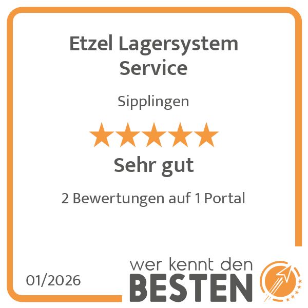 Etzel Lagersystem Service - werkenntdenBESTEN.de Q …