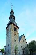 Evangelische Erlöserkirchengemeinde Eimsheim - Evangelische Kirchengemeinde Uelversheim / Eimsheim - Die Eimsheimer Kirche wurde um 1900 an der Stelle einer kleineren Kirche errichtet. Sie ist außergewöhnlich groß und kostbar ausgestattet. Bis in den Turm