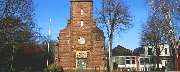 Evangelische Friedenskirche - Evangelische Kirchengemeinde Baesweiler-Setterich-Siersdorf - Die Friedenskirche in Baesweiler in der Abendsonne.