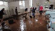 Evangelische Kirche Schleiden - Evangelische Trinitatis-Kirchengemeinde Schleidener Tal - Erste Aufräumarbeiten nach dem Hochwasser im Juli 2021