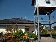 Evangelisches Gemeindehaus Brechen - Evangelische Kirchengemeinde Dauborn - Moderner Funktionsbau aus dem Jahr 2000, der Gottesdienstraum ist diagonal im quadratischen Grundriss ausgerichtet. Ca. 50 Sitzplätze, barrierefrei und behindertengerecht.